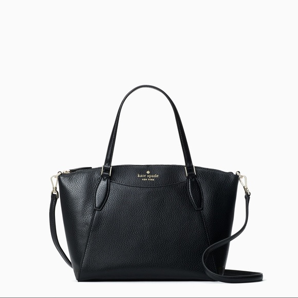 NWT Kate Spade genuine leather satchel black - Picture 5 of 6